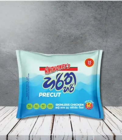 A pack of Haritha hari skinless pre cut chicken
